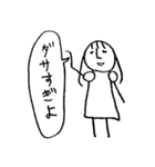 落書き少女（個別スタンプ：9）