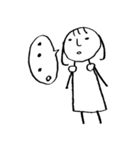 落書き少女（個別スタンプ：16）