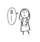 落書き少女（個別スタンプ：17）