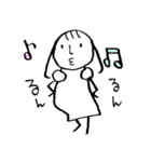 落書き少女（個別スタンプ：18）