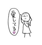落書き少女（個別スタンプ：25）