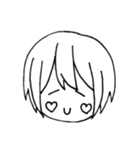 顔文字ちゃん♡（個別スタンプ：1）
