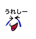 徳島県人が つくる 毎日デッカ文字顔文字（個別スタンプ：40）