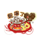 Choc Baby say three words.（個別スタンプ：8）