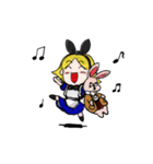 ゲームの国のアリス（個別スタンプ：17）