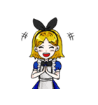 ゲームの国のアリス（個別スタンプ：21）