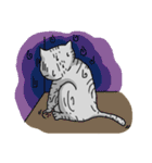 calico cat with american Shorthair（個別スタンプ：19）