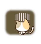 ドタバタ三毛猫さん（個別スタンプ：15）