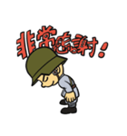 The soldier（個別スタンプ：21）