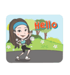 Nalinsports Girl（個別スタンプ：1）