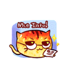 The great orange meoww（個別スタンプ：33）