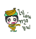 Hi！ my name is Banana man.^__^（個別スタンプ：10）