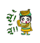 Hi！ my name is Banana man.^__^（個別スタンプ：19）