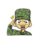 Nose's Military Life（個別スタンプ：1）