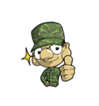 Nose's Military Life（個別スタンプ：2）