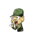 Nose's Military Life（個別スタンプ：3）