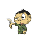 Nose's Military Life（個別スタンプ：4）