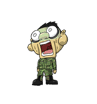 Nose's Military Life（個別スタンプ：9）