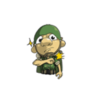 Nose's Military Life（個別スタンプ：14）