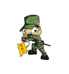 Nose's Military Life（個別スタンプ：33）