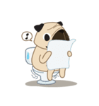 Kaoneaw The Pug（個別スタンプ：21）