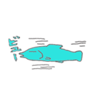 そのまま魚達！（個別スタンプ：5）