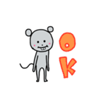 ちょっとでっぱのネズミ（個別スタンプ：2）