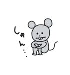 ちょっとでっぱのネズミ（個別スタンプ：6）