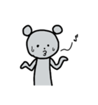 ちょっとでっぱのネズミ（個別スタンプ：19）