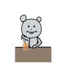 ちょっとでっぱのネズミ（個別スタンプ：32）