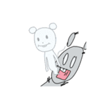 ちょっとでっぱのネズミ（個別スタンプ：34）