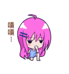 The purple hair girl's one day 3（個別スタンプ：10）