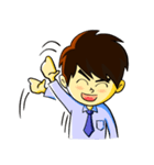 Mookub : The officer（個別スタンプ：1）