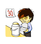 Mookub : The officer（個別スタンプ：14）