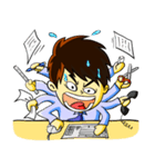 Mookub : The officer（個別スタンプ：22）
