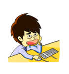 Mookub : The officer（個別スタンプ：38）