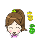 Nong Manow office girl（個別スタンプ：31）