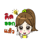 Nong Manow office girl（個別スタンプ：39）