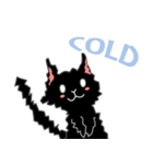 白猫コハク君と黒猫ムギちゃんのスタンプ（個別スタンプ：34）
