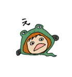 どうぶつかぶり隊（個別スタンプ：8）