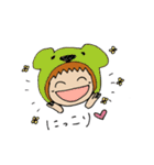 どうぶつかぶり隊（個別スタンプ：21）