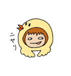 どうぶつかぶり隊（個別スタンプ：22）