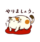 ぐーたら三毛猫にゃんこ3（個別スタンプ：16）