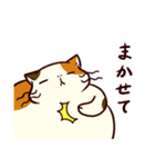 ぐーたら三毛猫にゃんこ3（個別スタンプ：20）