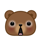 Coffee Bear 4 (Facial Expression)（個別スタンプ：11）