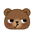 Coffee Bear 4 (Facial Expression)（個別スタンプ：12）