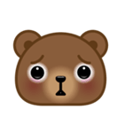 Coffee Bear 4 (Facial Expression)（個別スタンプ：13）