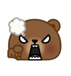 Coffee Bear 4 (Facial Expression)（個別スタンプ：15）