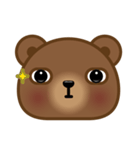 Coffee Bear 4 (Facial Expression)（個別スタンプ：16）