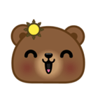 Coffee Bear 4 (Facial Expression)（個別スタンプ：21）